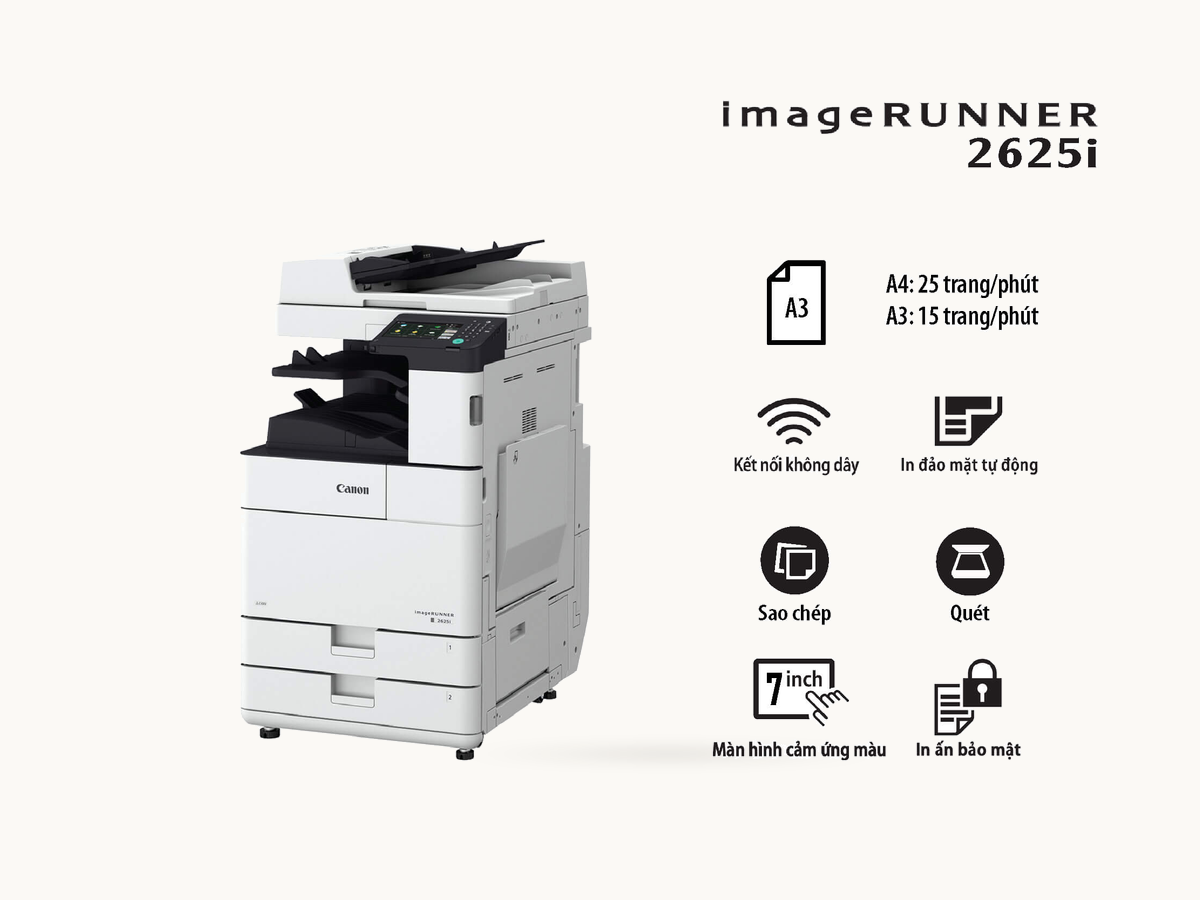 Canon imageRUNNER 2625i A3 Siyah-Beyaz Fotokopi - detay görünüm