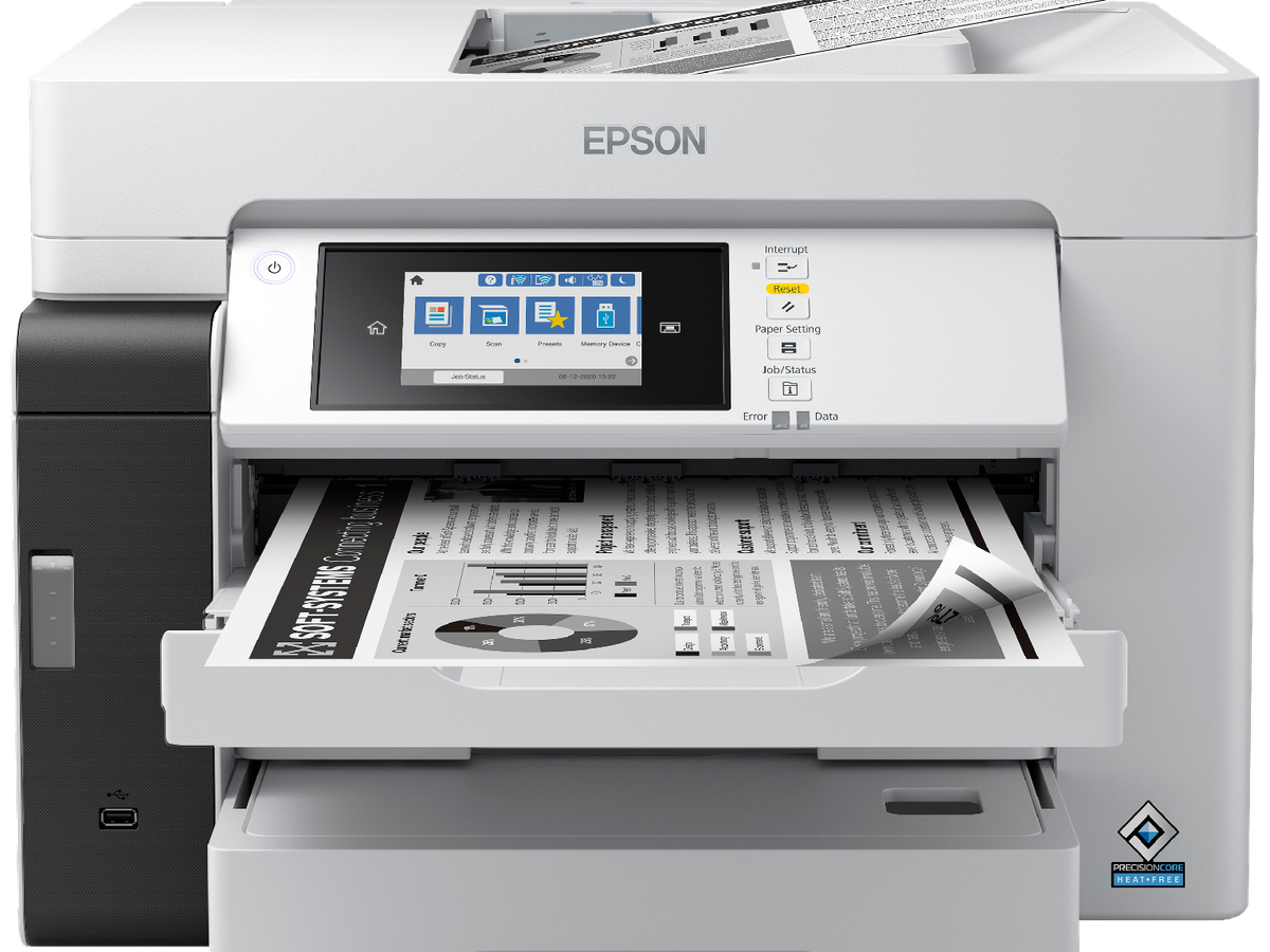 Epson EcoTank Business+ Pro M15180 A3 Siyah-Beyaz Çok Fonksiyonlu Fotokopi – Epson