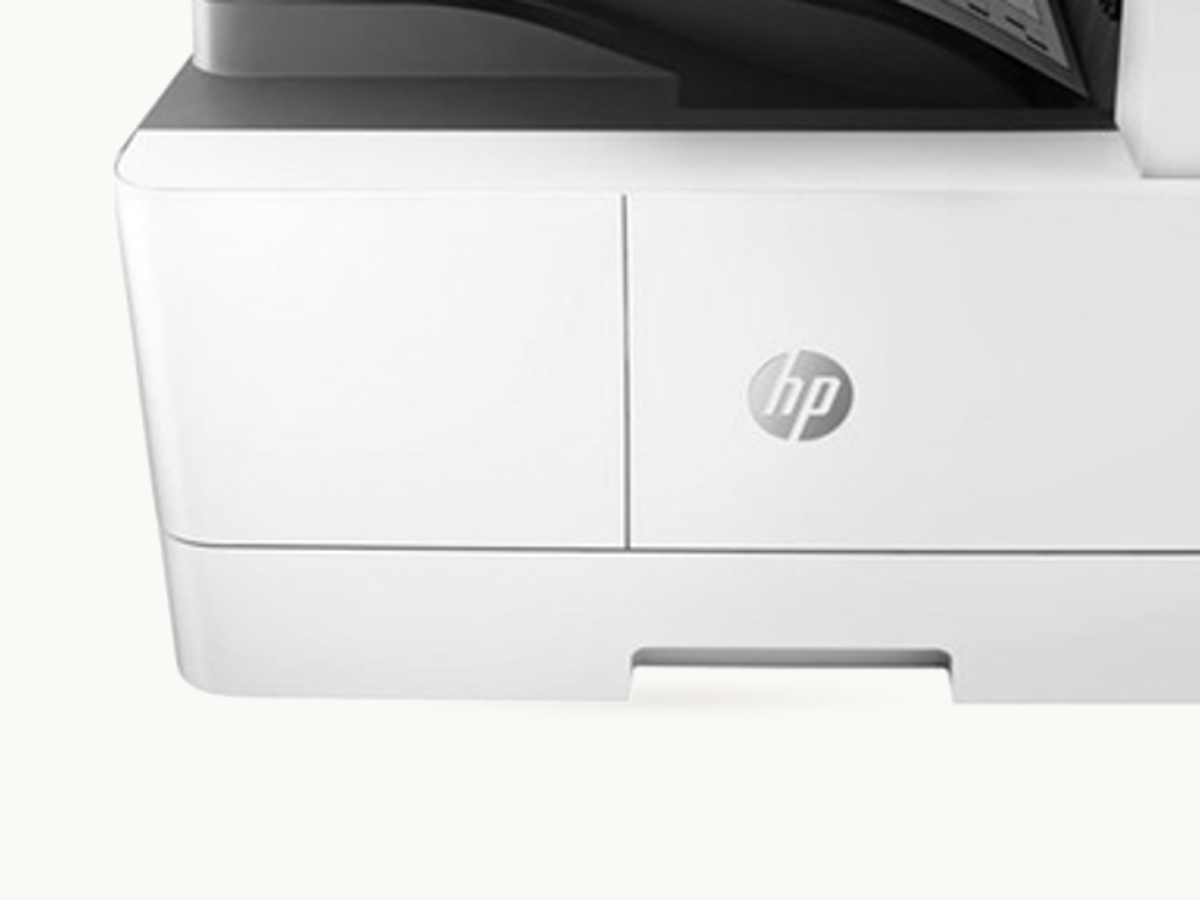 HP LaserJet MFP M438dn A4 Siyah-Beyaz Yazıcı - detay görünüm (tepsi)