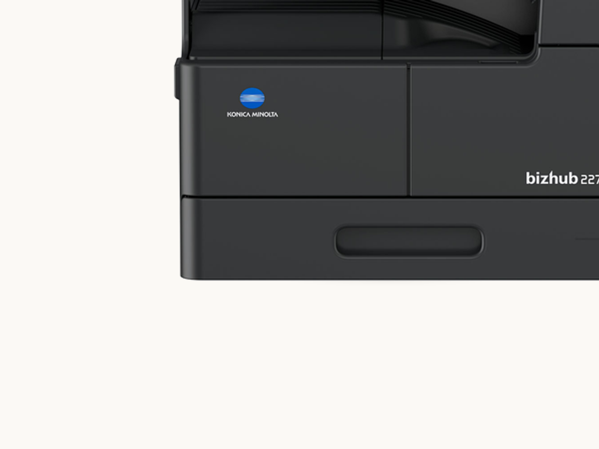 Konica Minolta bizhub 227i A3 Siyah-Beyaz Fotokopi - detay görünüm (tepsi)