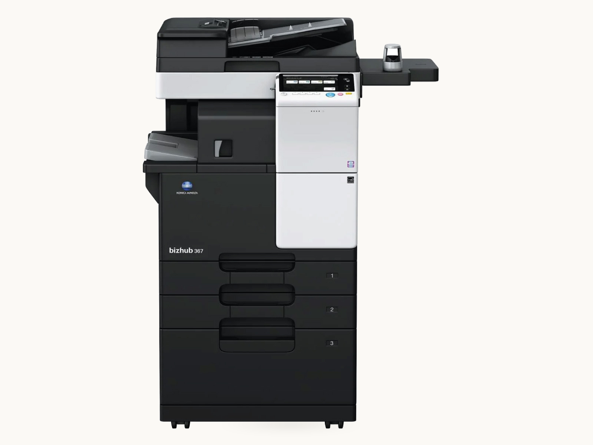 Konica Minolta bizhub 367 A3 Siyah-Beyaz Fotokopi (Yenilenmiş) - detay görünüm