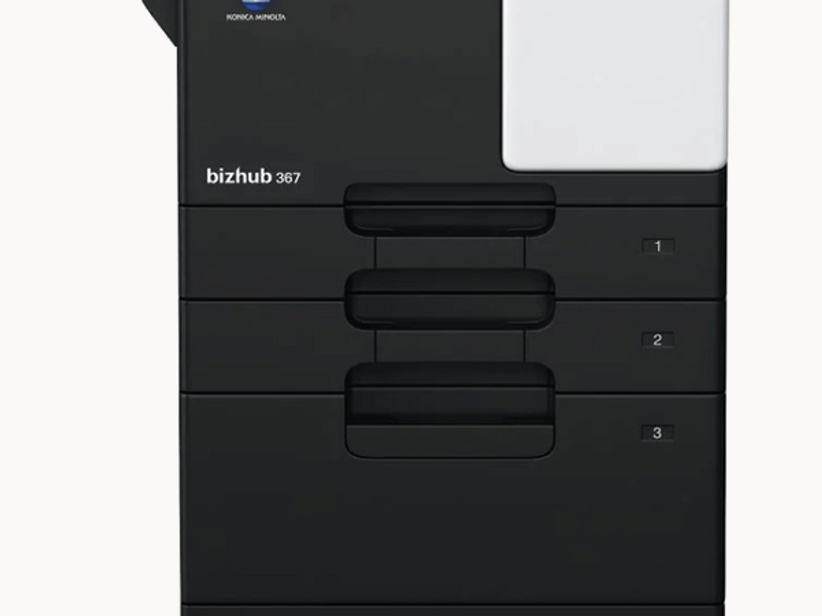 Konica Minolta bizhub 367 A3 Siyah-Beyaz Fotokopi (Yenilenmiş) - detay görünüm (tepsi)