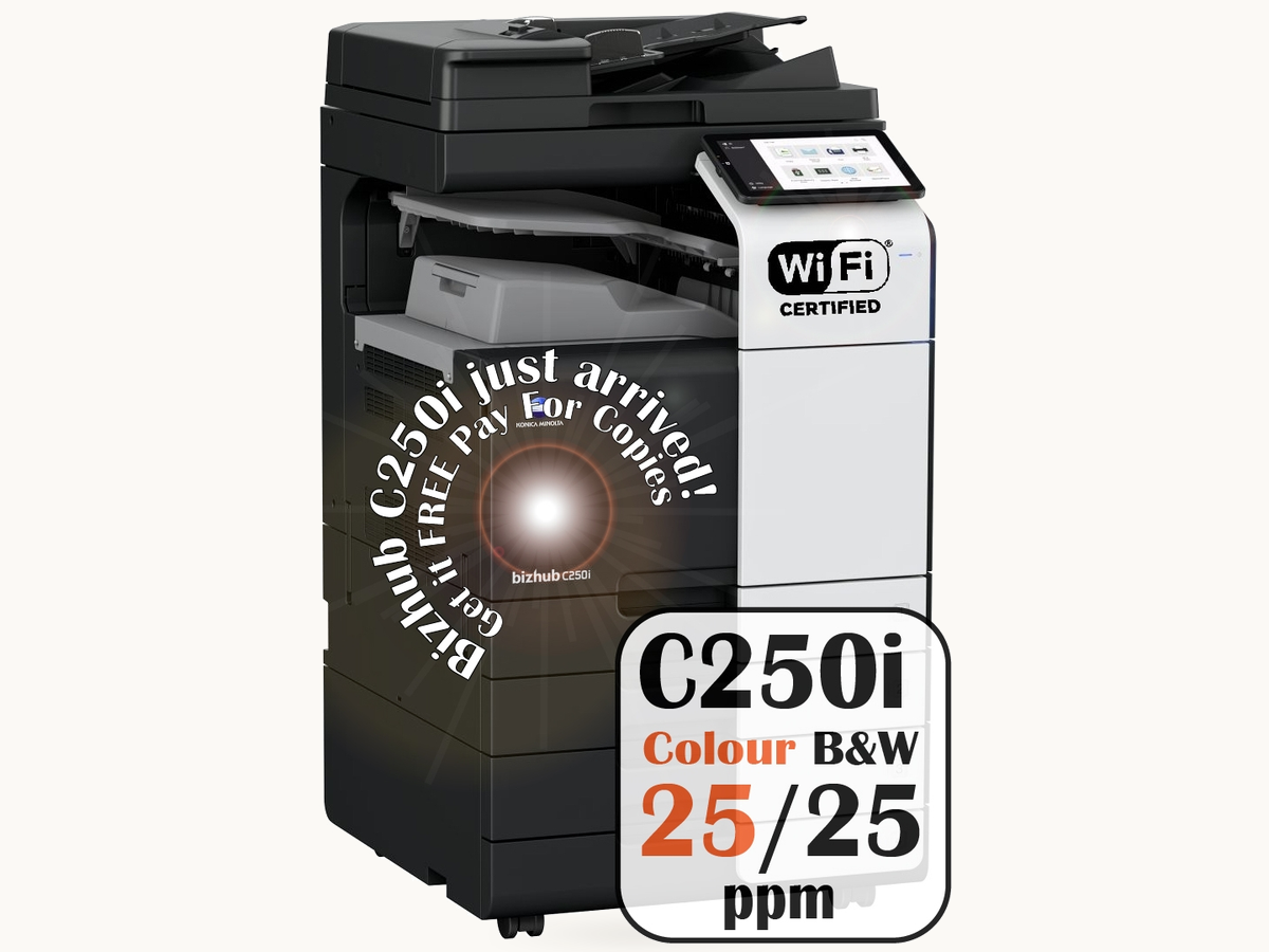 Konica Minolta bizhub C250i A3 Renkli Fotokopi - detay görünüm