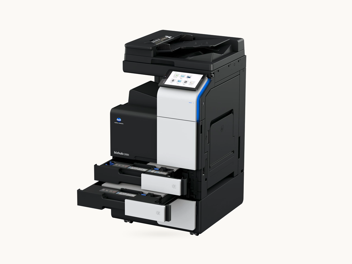 Konica Minolta bizhub C250i A3 Renkli Fotokopi - detay görünüm (panel)