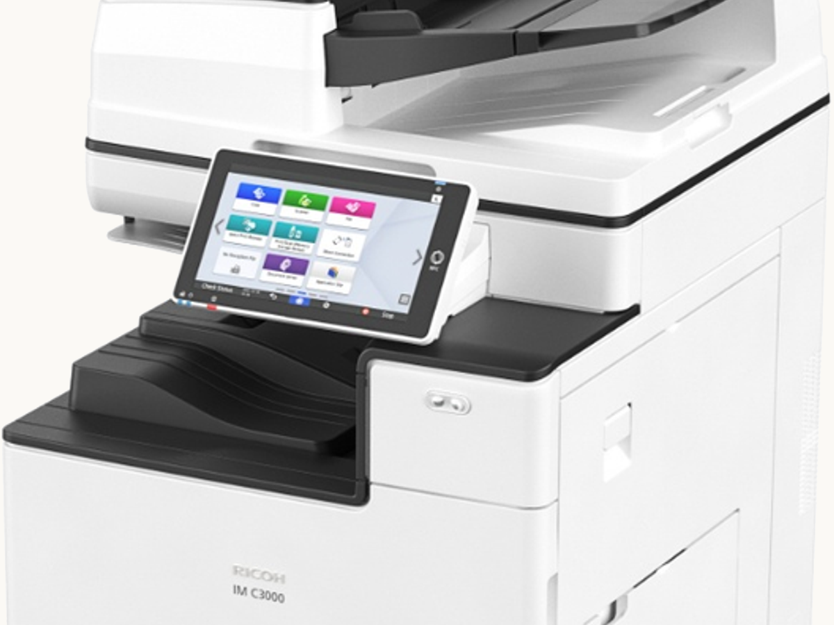 Ricoh IM C3000 A3 Renkli Fotokopi - detay görünüm (panel)