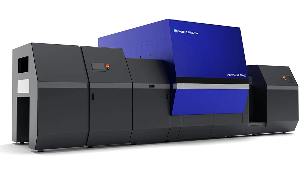 Konica Minolta AccurioJet 60000 B2 mürekkep püskürtmeli baskı makinesi