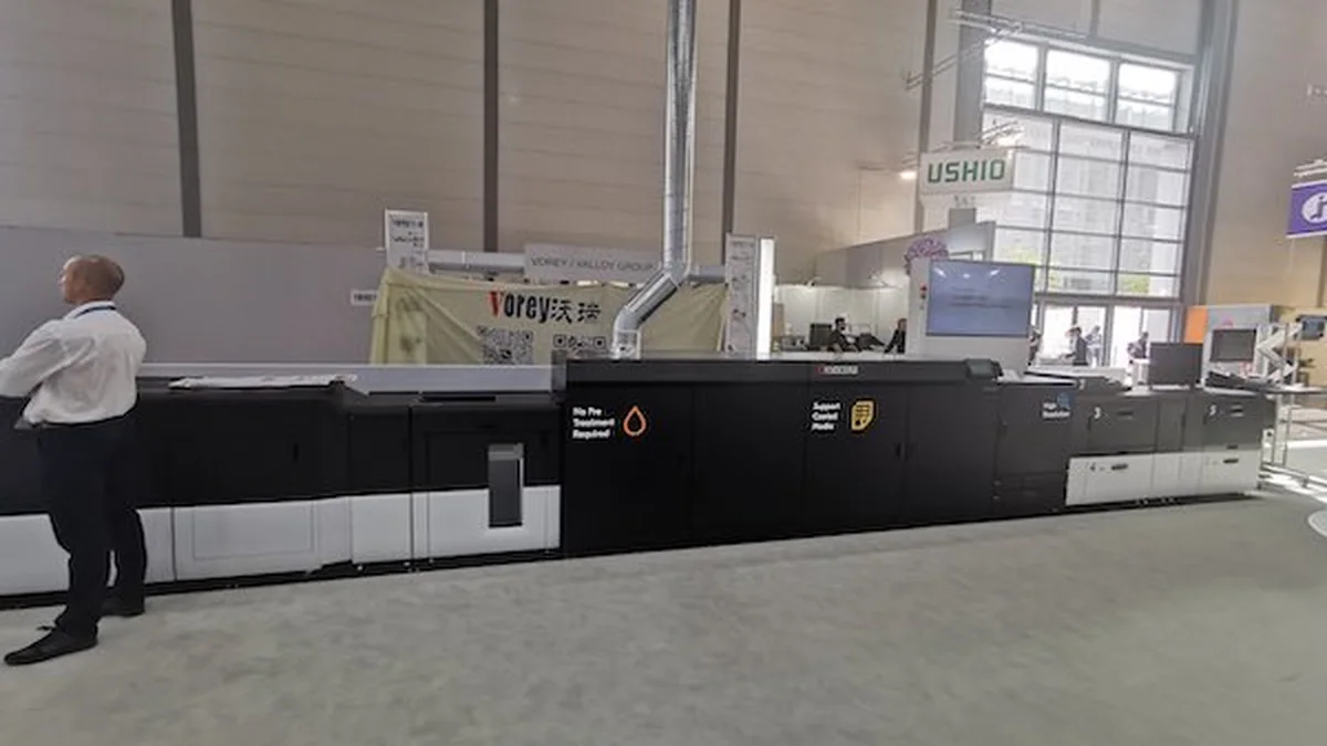 Kyocera TASKalfa Pro 55000c üretim tipi mürekkep püskürtmeli baskı presi