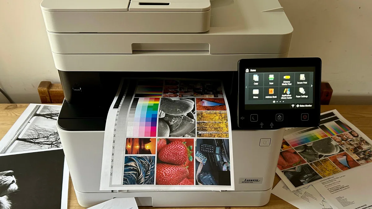 Canon i-SENSYS MF655Cdw renkli A4 lazer çok fonksiyonlu ofis yazıcısı