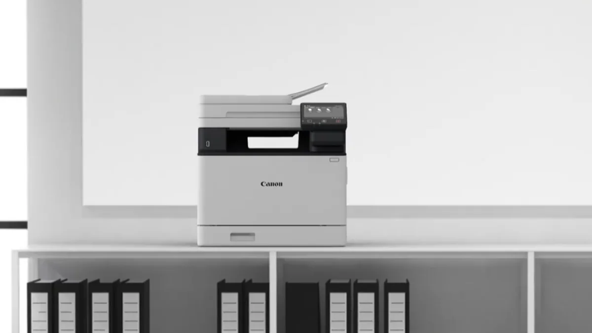 Canon i-SENSYS MF750 renkli lazer yazıcının resmi tanıtım görseli