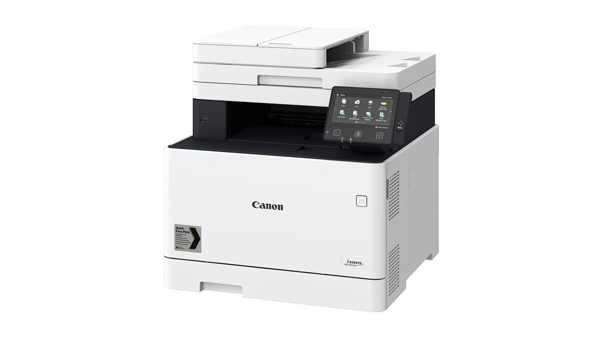 Canon i-Sensys MF744Cdw renkli A4 çok fonksiyonlu yazıcı ve renkli dokunmatik ekranı