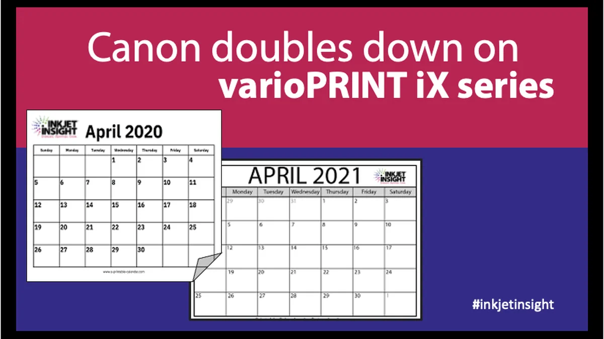 Canon varioPRINT iX serisi tabaka beslemeli inkjet baskı makinesi