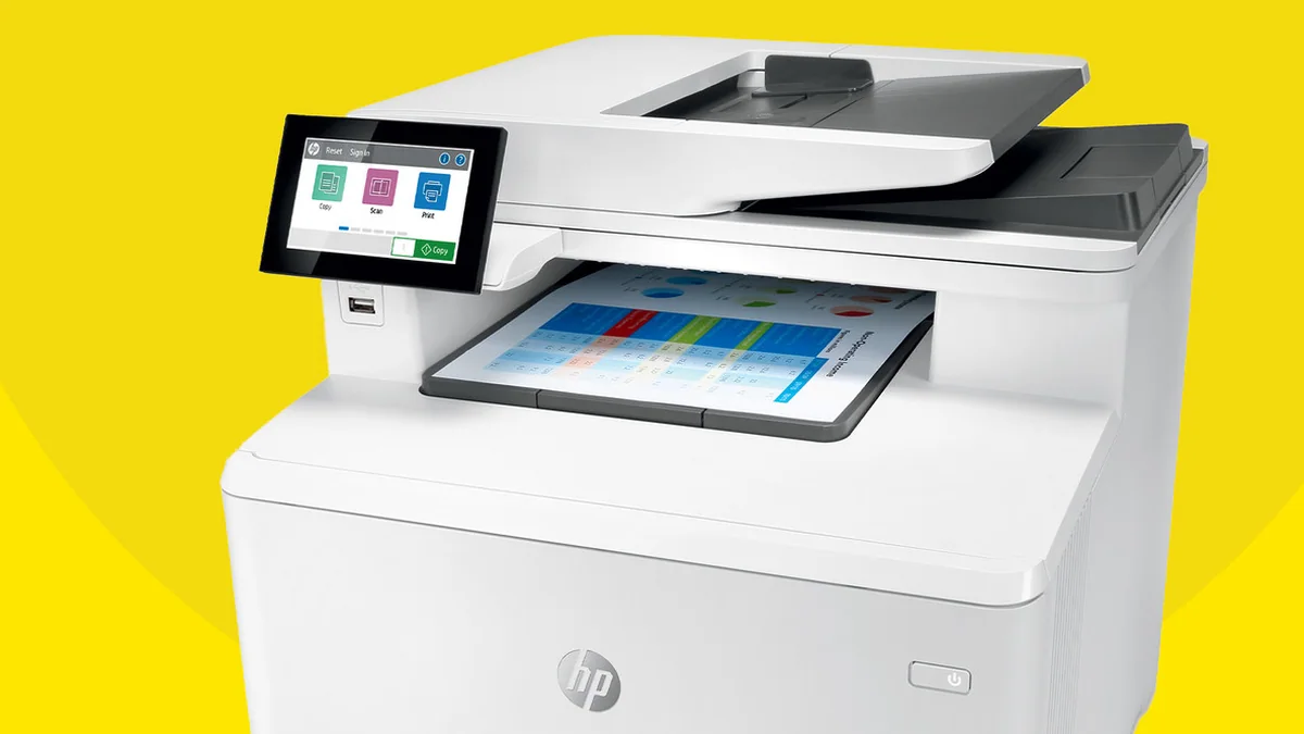 HP LaserJet Enterprise M480f çok işlevli yazıcıyla belge tarama
