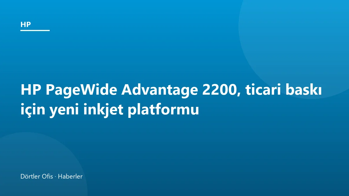 HP PageWide Advantage 2200 rulo inkjet baskı makinesinin üretim hattındaki görünümü