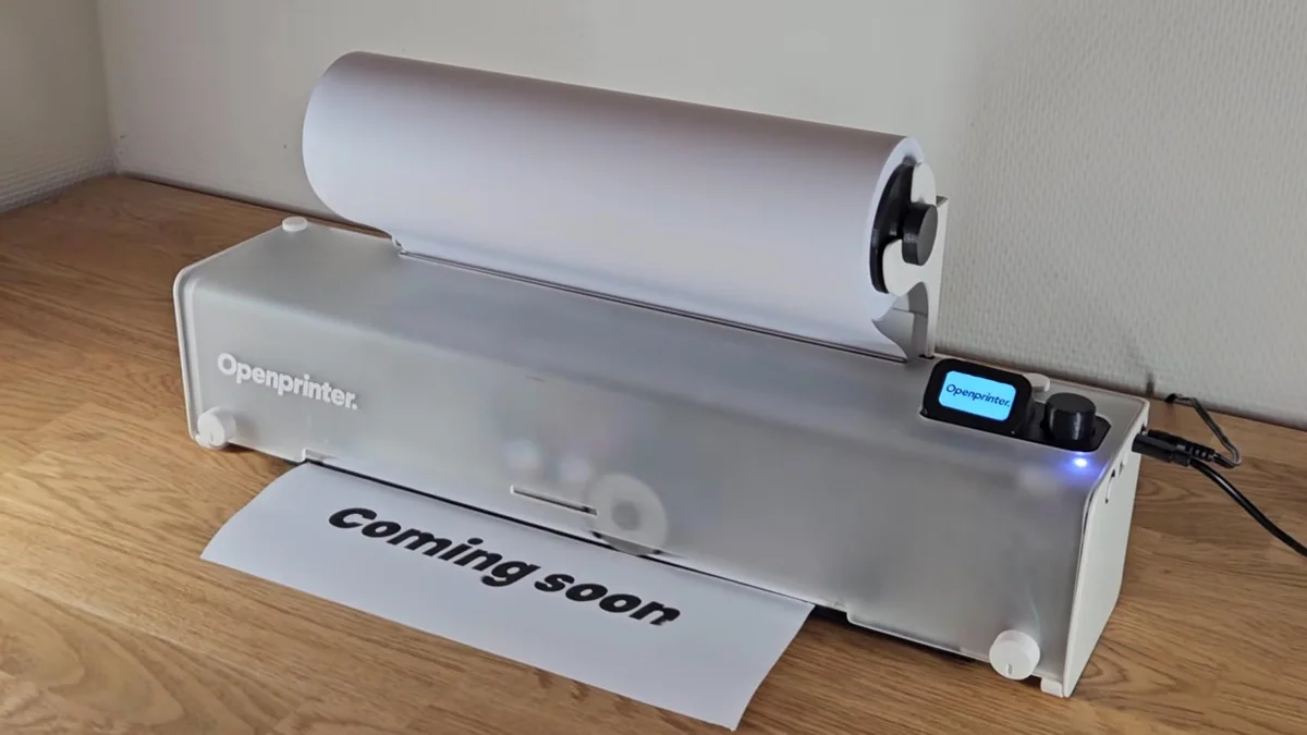 Açık kaynaklı Openprinter masaüstü mürekkep püskürtmeli yazıcı prototipi