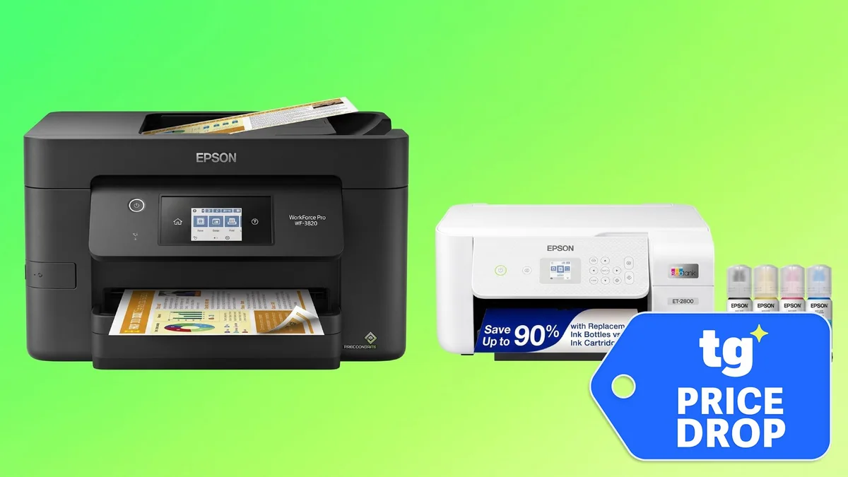 Epson EcoTank ve WorkForce serisi mürekkep püskürtmeli çok fonksiyonlu yazıcılar
