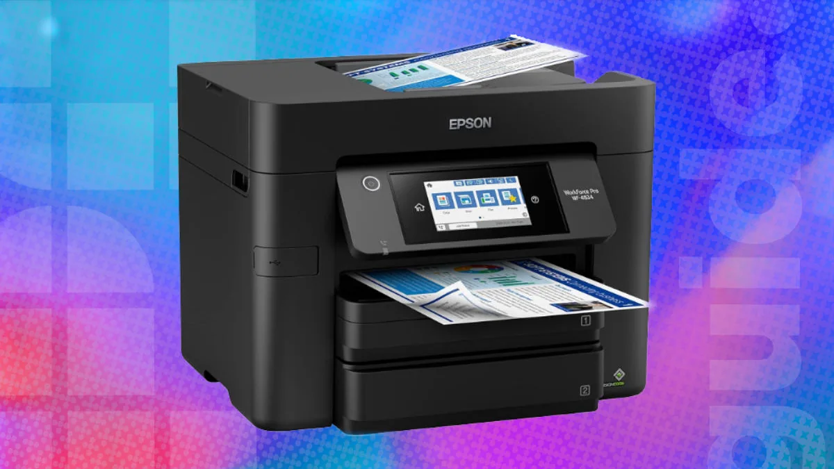 Epson WorkForce Pro WF-4834 çok fonksiyonlu ofis yazıcısı ve dokunmatik ekranı