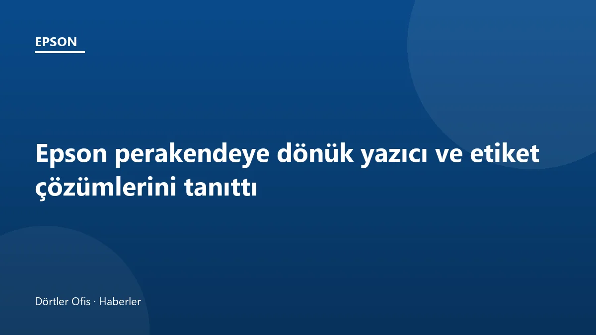 Perakende mağazasında fiş ve etiket basan kompakt termal yazıcı görseli