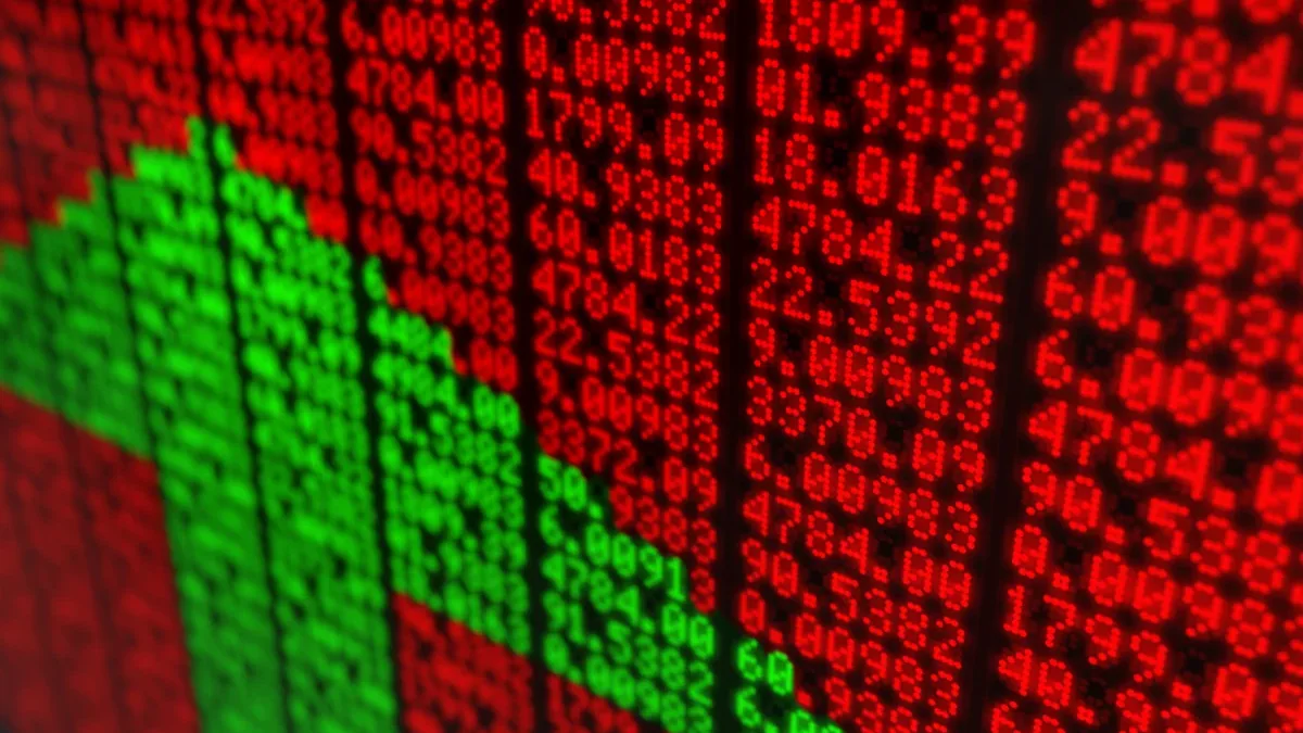 Xerox'un çeyrek sonuçlarını gösteren finansal rapor ve kalem görseli