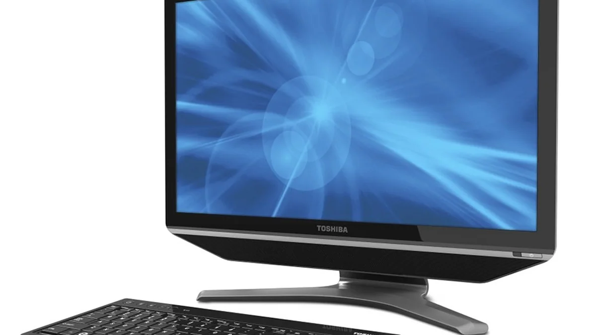 Toshiba DX735 23 inç çoklu dokunmatik ekranlı tümleşik masaüstü